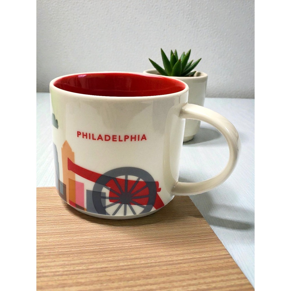 Starbucks You Are Here Collection Philadelphia Mug 14oz Ceramic